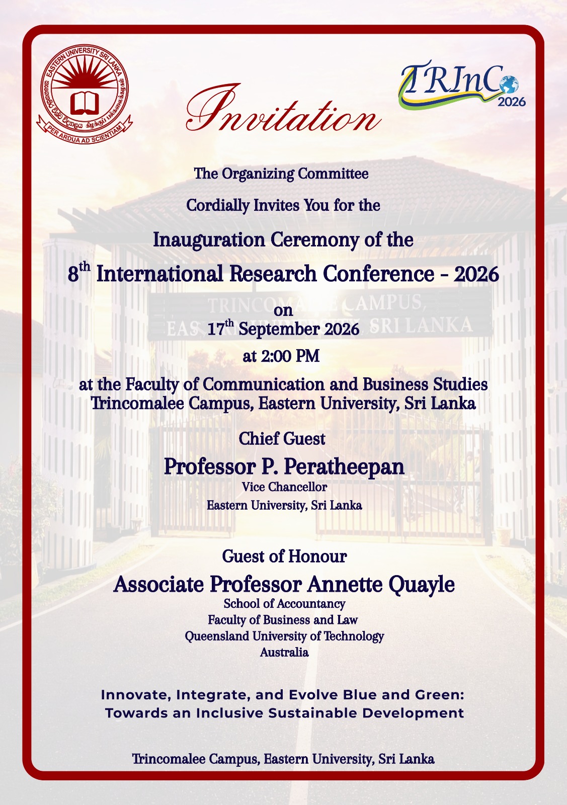 TRInCo 2026 Official Invitation 1